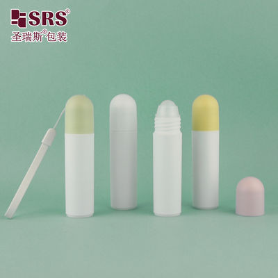 Beli 20ml Putih PP PCR Plastik Roll On Botol Untuk minyak esensial minyak wangi lotion perawatan mata pembuatan online