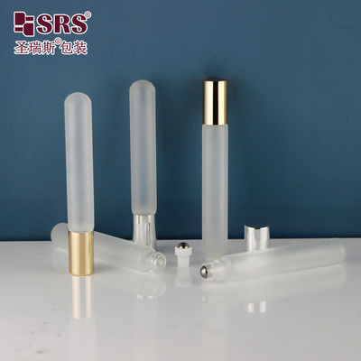 Beli BLP ((S-A)-10ML Frosted Clear Round Bottom Tube Glass Roller Bottle Untuk Minyak wangi pembuatan online