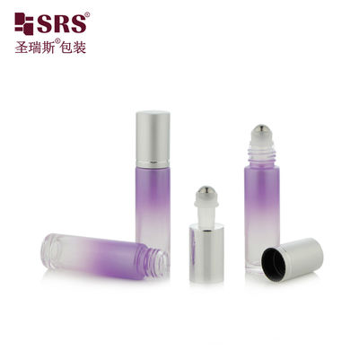 Beli BLPM-10ML Perfume Oil Cylinder Glass Roller Applicator Botol Dengan Bola Baja pembuatan online