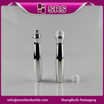 Beli SRS kemasan plastik 15ml warna perak PETG gulung pada botol dengan bola baja pembuatan online