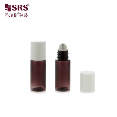 Beli PET18-15ML 20ML Translucent Purple PET Plastic Roller Bottle Untuk Serum Aftershave pembuatan online