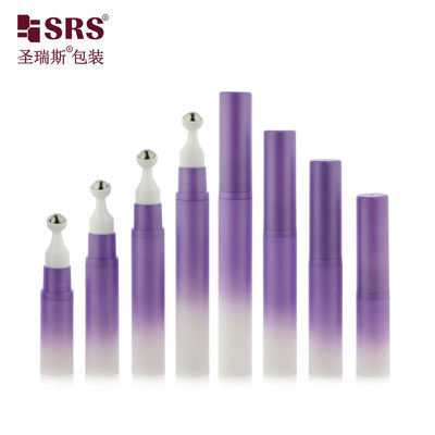 Beli A0031-15ml Gradient Purple Airless Pump Plastic Roller Bottle Untuk Anti Wrinkle Cream pembuatan online