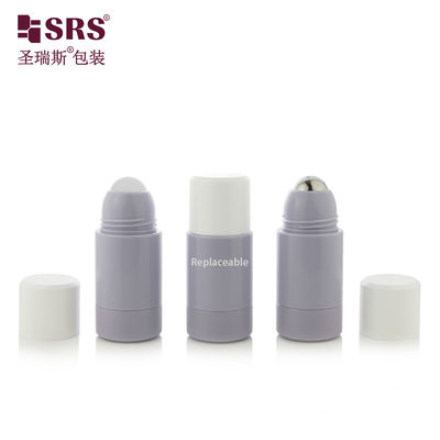 Beli Rppe(P)-50ml Empty Lavendar Purple Primary Packaging Roll yang bisa diisi ulang pada botol dengan sekrup pada penutupan untuk berisi gel perawatan pribadi pembuatan online