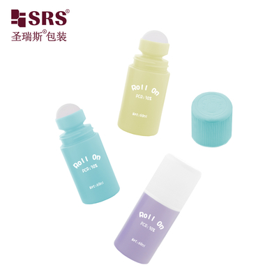 Beli RPPA1-50ml Empty Round Plastic Roller Bottle With CRC Cap For Children Product pembuatan online