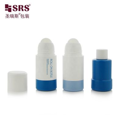 Beli 50ml 75ml PP Plastik Isi ulang Roll On Botol untuk Minyak Esensial pembuatan online