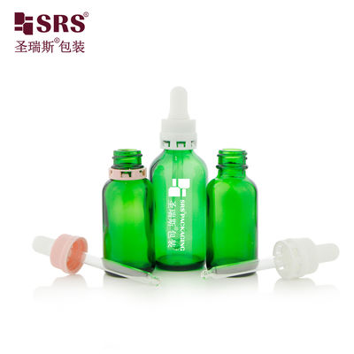 Beli Durable 30ml 60ml Glass Dropper Bottle with Tamper Evident Cap for Skincare pembuatan online