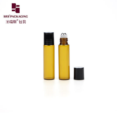 Beli Cosmetic Mini Thin Wall Glass Roll On Bottle Empty Amber Color 5ml pembuatan online
