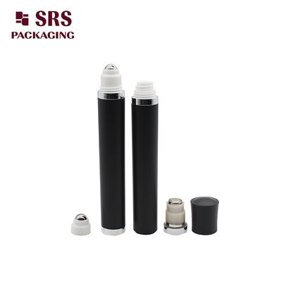Beli Kosmetik kosong Matte Hitam Vibrating Roller Ball Botol 10ml untuk Serum Mata pembuatan online