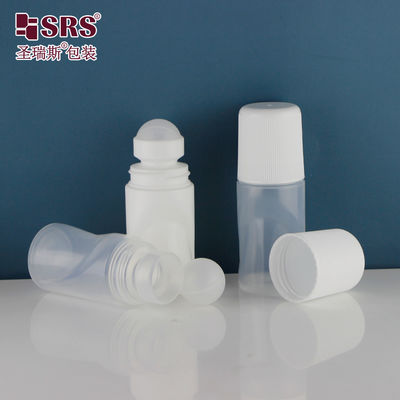 Beli RPPB-50ml Putih Roll On Botol Aromaterapi Kosong Jelas Dengan Tutup Sekrup Putih pembuatan online