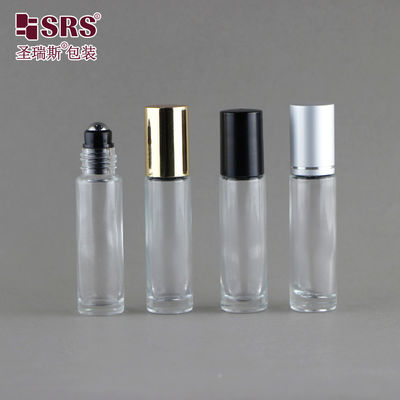 Glass Aluminium Wall Roll On Bottle Untuk Perawatan Pribadi 10ml Kapasitas Warna / Logo yang Dapat Dikustomisasi Anti jerawat