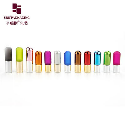 Botol Roller Miniglass Perfume 3ml Electroplating Orange Kosmetik Disesuaikan