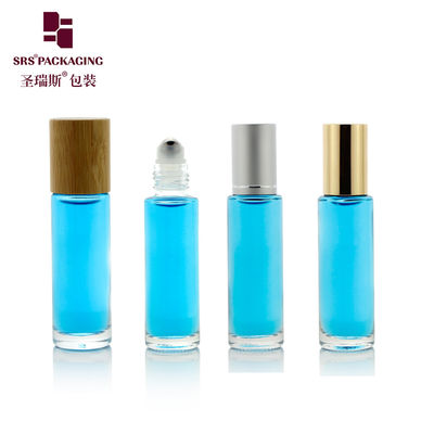 Lensa tahan kebocoran Bamboo Roll On Botol 15ml Kapasitas Logo Warna yang dapat disesuaikan Anti jerawat Skincare Roll On