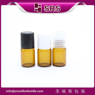 kualitas tinggi 2ml amber roll pada botol dan kosong kaca roll pada botol