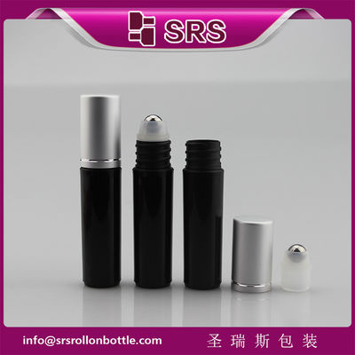 Botol plastik hitam 5 ml digunakan untuk perawatan pribadi