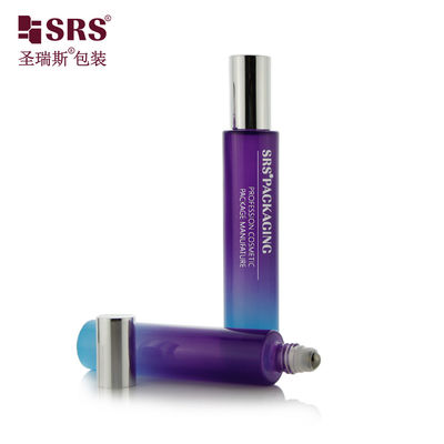 GB1-15ml botol rol minyak esensial yang disesuaikan dengan tutup hitam