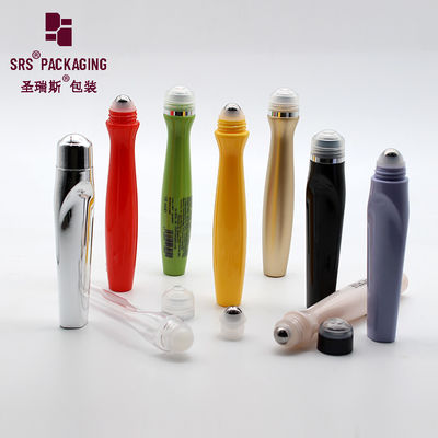 SRS8447-15ML Frosted Black PETG Roll On Bottle Disesuaikan untuk Serum Mata