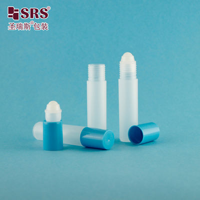 Smooth Finish 10ml Plastik Roll On Bottle dalam Berbagai Warna Dengan Roll On Cap untuk Minyak Esensial dan Parfum