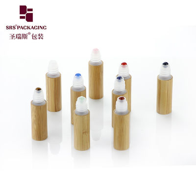 BPP-5ML PP Inner Outer Bamboo Gemstone Roller Bottle Berkelanjutan untuk Minyak Esensial