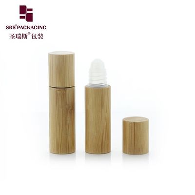 BPP(P)-5ML Serum Mata Botol Aplikasi Rol Kosong dengan Bola PP Bamboo Shell