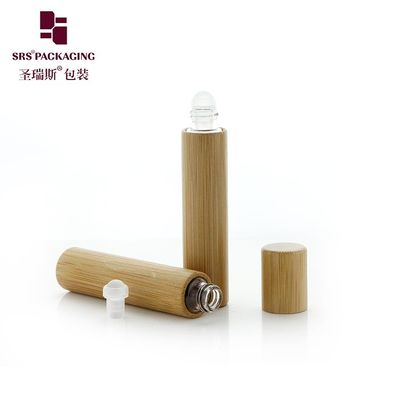 BG(G)-8ML Botol Rol Kosong Kaca Aromateropi Bambu Untuk Campuran Minyak Parfum