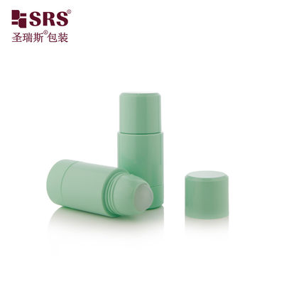 RPPE(P) 50ML Botol Rol Berwarna Hijau yang Bisa Diisi Kembali Kosong untuk Cairan Deodoran di Bahu