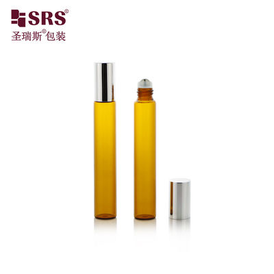 BLP(S-A)-10ML Botol Rol Kaca Berwarna Amber Kosong Untuk Minyak Kutikul Parfum