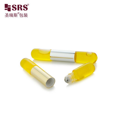 SGB2-5+5ML Botol Kaca Parfum Tabung Ganda Jelas 15mm Dengan Bola SS304
