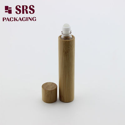 SRS 15ml Botol Bola Rol Kaca Bambu Untuk Kemasan Minyak Esensial