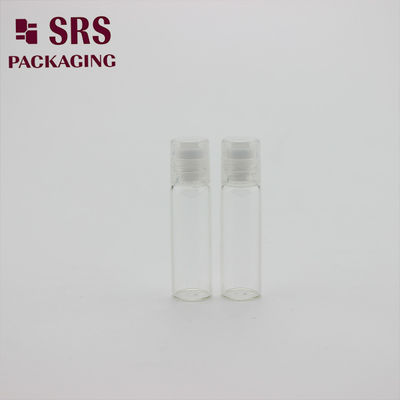 SRS 5ml warna bening grosir gulungan kaca pada botol dengan tutup plastik