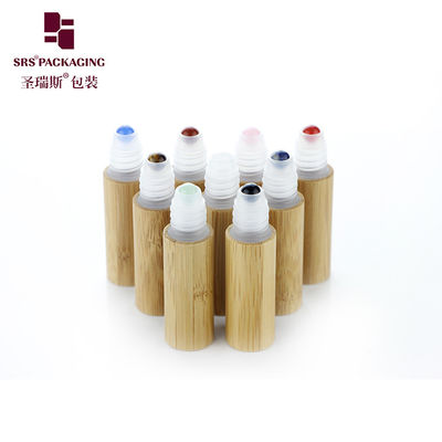 BPP-5ML Bamboo Empty Roller Ball Applicator Bottle Untuk Perawatan Kulit Kosmetik