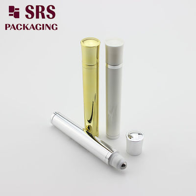 Luxury Vibrating 10ml Roll on Bottle, No Leakage Eye Cream Applicator Botol Kosmetik