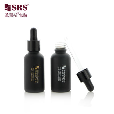 Botol Kaca Plastik Hitam 5ml 10ml 15ml 20ml 30ml 50ml 100ml Untuk Minyak