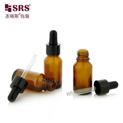 Botol Dropper Kaca Kosong Silinder 15ml Untuk Obat Anak