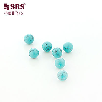8mm Biru Batu permata bola Untuk kalung kosmetik