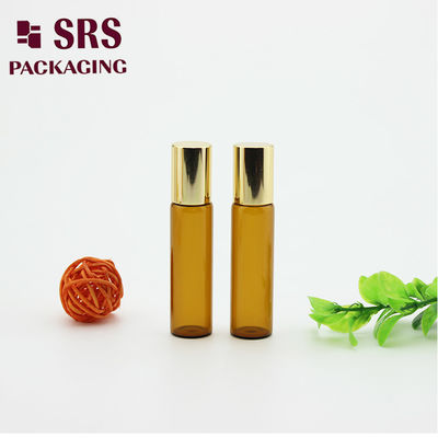 SRS 5ml amber warna kaca roll parfum pada botol dengan tutup aluminium