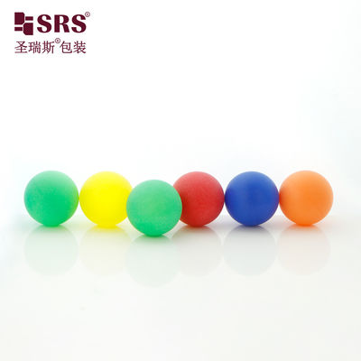 Berwarna-warni Merah Hijau Biru Berkilau Plastik Roller Ball Untuk Botol Roller 6mm-10mm