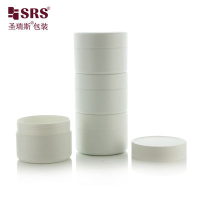 SRSZ-200g Plastik Cosmetic Double Wall Jar Stackable Untuk Powder