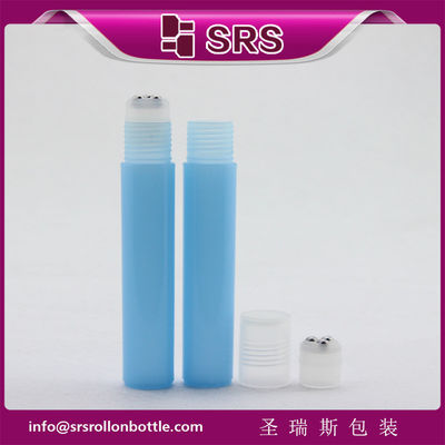 Cosmetic kosong 15ml plastik parfum roll pada botol dengan tiga bola baja