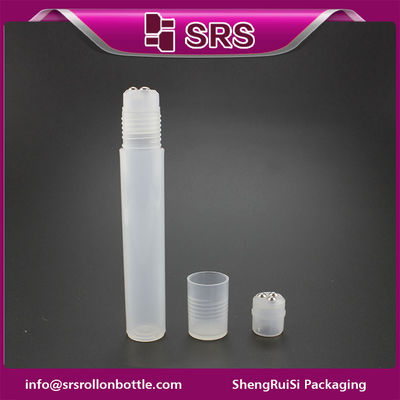 Botol plastik es kosong kosmetik 15ml dengan tiga bola rol baja