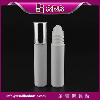 SRS tinggi bagus plastik putih warna es botol 10ml dengan bola plastik rol
