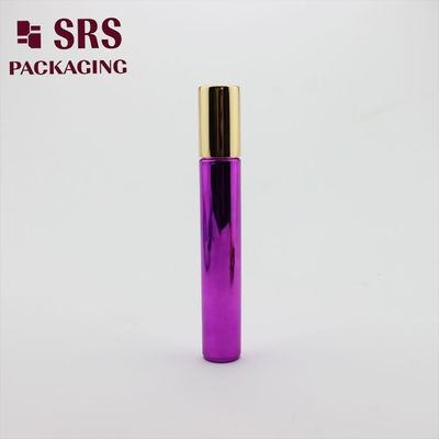 SRS Botol Plastik Kosmetik Bergelombang Kosmetik Berwarna Ungu 15ml