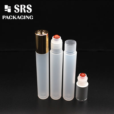 SRS kosong kosmetik 15ml plastik roll pada botol dengan bola berwarna