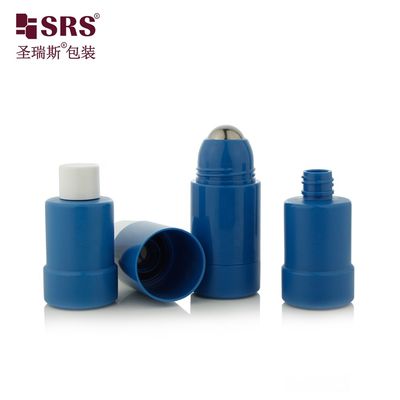 Botol Roll On Isi Ulang Plastik PP 50ml 75ml dengan Bola Baja