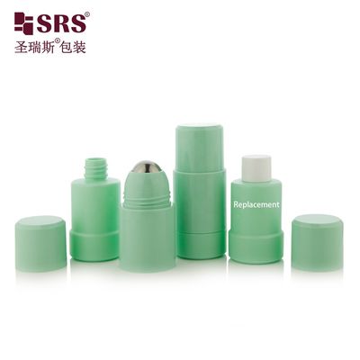 50ml 75ml PP PCR Roll di botol dengan bola baja