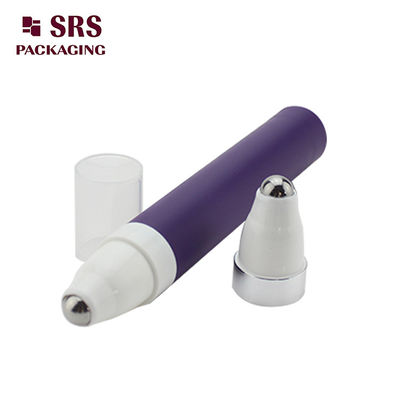 SRS 15ml ungu airless eye cream roll pada botol dengan bola baja