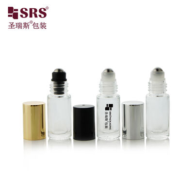 Kemasan SRS 5ml Customized Molded Glass Roll on Bottle untuk Minyak Esensial Parfum