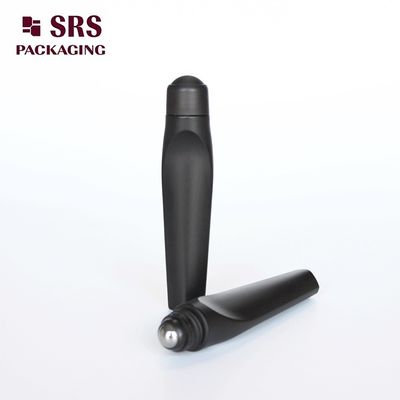 SRS Luxury Plastic Roll On Bottle Matt Hitam Warna 12ml Untuk Eye Cream