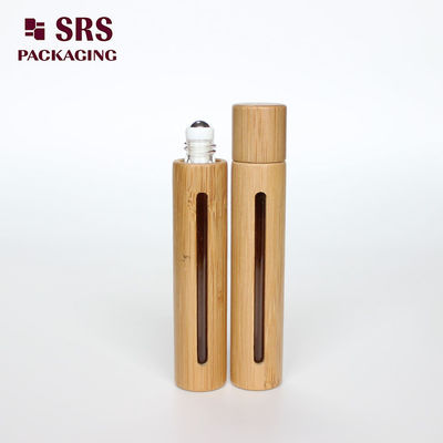 SRS warna alami bambu 10ml kaca roll pada botol untuk minyak esensial