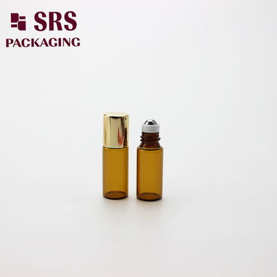SRS grosir kosong 3ml mini amber parfum kaca gulung pada botol