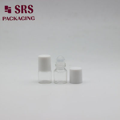 SRS kosong kosmetik mini parfum 1ml botol kaca transparan rol